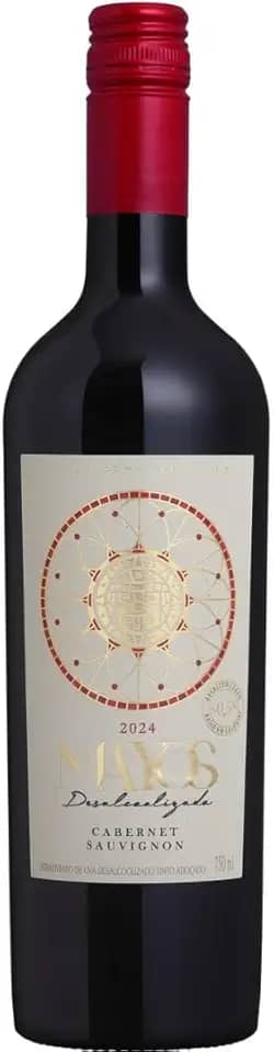 Desalcolizado Tinto Chileno Sem Álcool Cabernet Sauvignon 750ml - Mayos