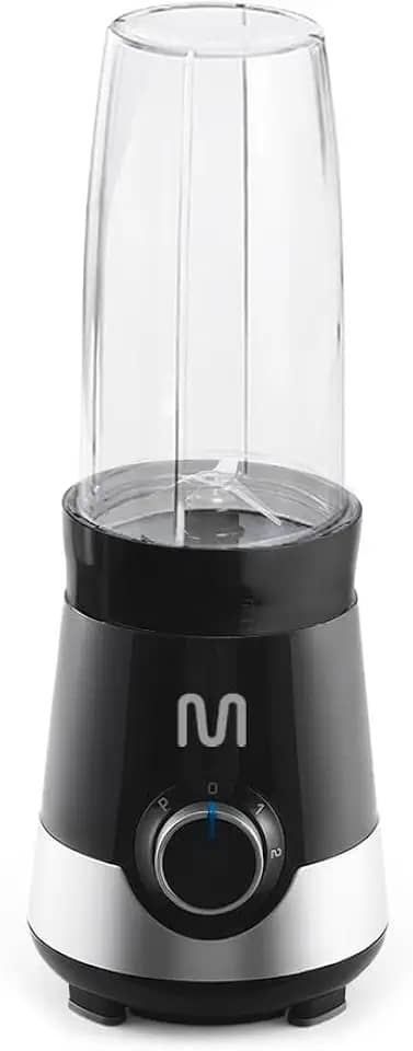 Liquidificador Shake com 2 Copos de 800ml e 3 Velocidades 220V 300W Preto Multi Home - GO014