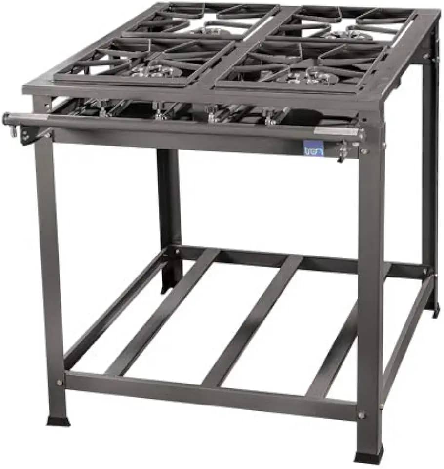 Fogão Industrial Eco N 4 Bocas Alta Pressão Grafite