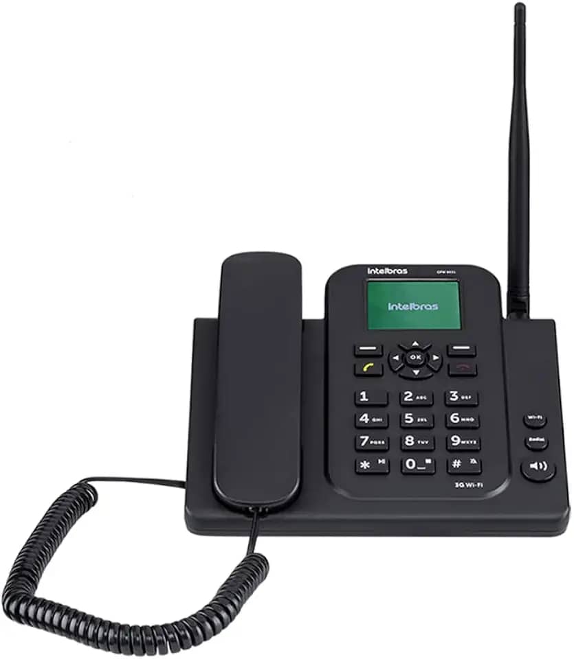 Telefone Celular Fixo 3G com Wi-fi CFW 8031 Preto Intelbras