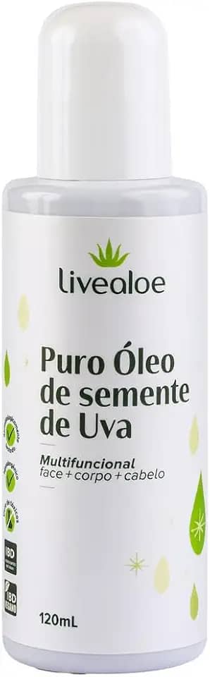 LiveAloe Puro Óleo De Semente De Uva