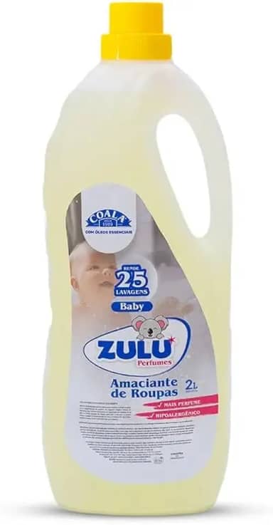 Zulu Perfumes Amaciante de Roupas 2L Baby