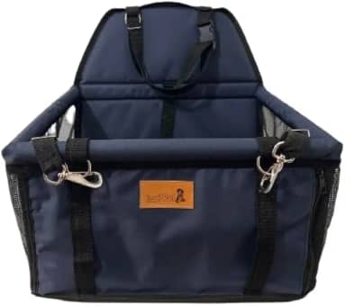 Cadeirinha Assento Cadeira Pet de Carro para Cães Cachorro Gatos ATÉ 10KG Transporte Passeio Viagem *COR AZUL MARINHO