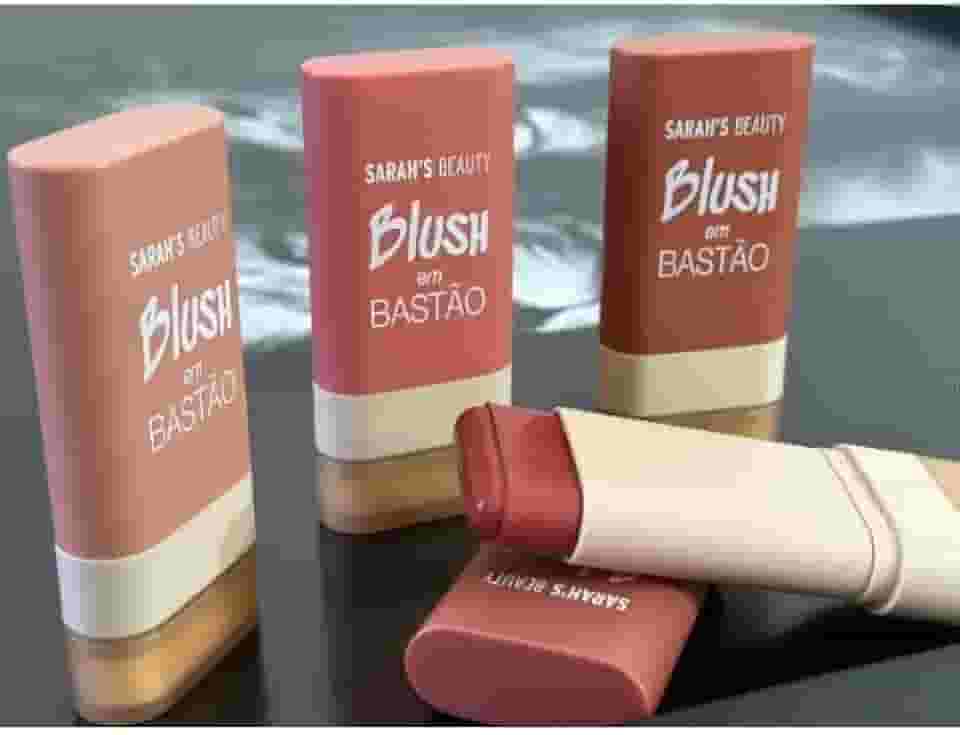 Blush Bastão Stick Hidratante com Aplicador de Espuma – Inspirado Juicy Pixi | Maquiagem Cremosa, Natural e Fácil de Aplicar (1)