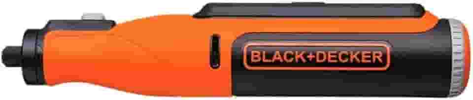 BLACK+DECKER Micro Retífica à Bateria, com 35 Acessórios, Ideal para Trabalhos de Cortes e Lixamentos, Modelo BCRT8K35, 8V