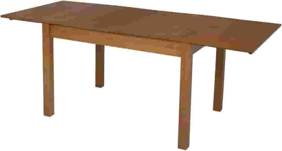 Mesa de Jantar Retrátil/Extensível em Madeira e MDF Euro Meu Móvel de Madeira - Nozes