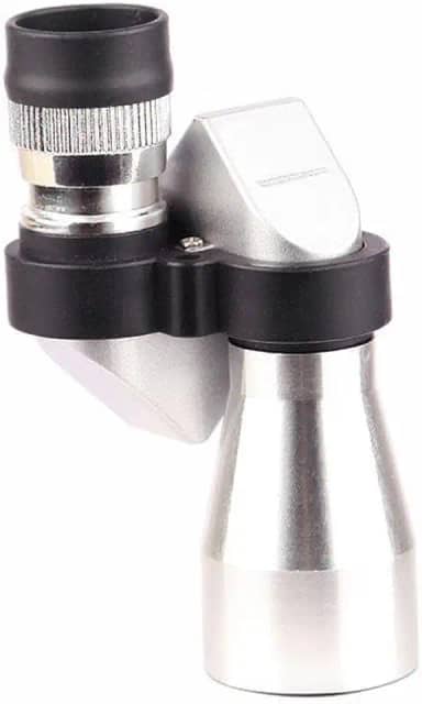 Telescópio monocular 20 x 50, mini monóculo compacto de metal para adultos, mira portátil de bolso para observação de pássaros, viagens e paisagens