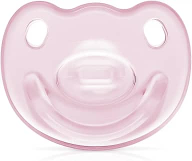 Chupeta 100% Silicone Divertidas 0 a 6 meses Lillo – Rosa