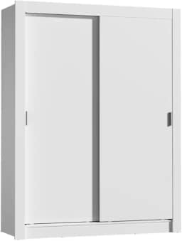 Guarda-Roupa Solteiro Madesa Denver 2 Portas de Correr - Branco