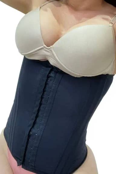 Cinta Modeladora Redutora Feminina 12 Barbatanas Abdômen P01
