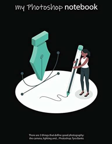 Notebook: Photoshop Tool, Doted Grid, Soft Cover, Letter Size (8.5 x 11 inches) – Large format tool for your ideas and projects: Men`s and Women`s ... editor artist journal & diaries in classroom