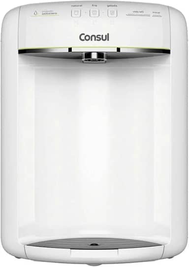 Purificador de Água Consul (CPB36ABA) - 110V - Branco - Alta Capacidade de Refrigeração e 3 Níveis de Temperatura