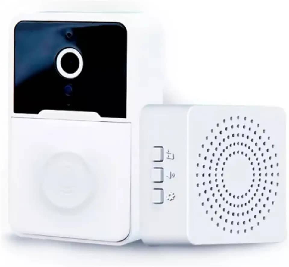 Campainha Interfone Inteligente Camera E Audio Wi-fi Sem Fio Visão noturna. Proteção E Conforto Na Palma da Sua Mão, Tenha Mais Segurança No Seu Lar!!