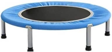 Trampolim Jump Com Capa Saia Diâmetro 1 M 200kg Mini Reforço Cama Elástica Elastica Academia