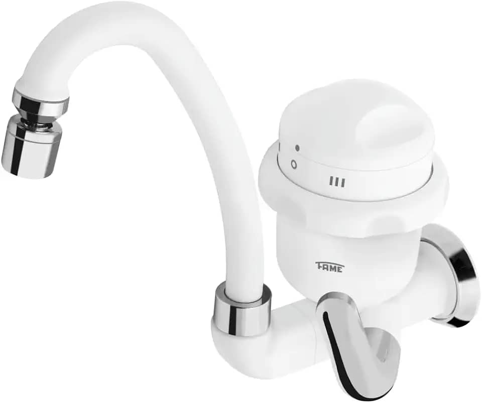 TORNEIRA ELÉTRICA BICA ALTA E MÓVEL PAREDE 220V – 5.400W – FAME