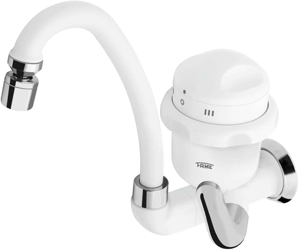 TORNEIRA ELÉTRICA BICA ALTA E MÓVEL PAREDE 220V – 5.400W – FAME