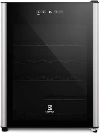 Adega de Vinho Climatizada Electrolux 24 Garrafas Uma Porta com Painel Digital (WSF24)