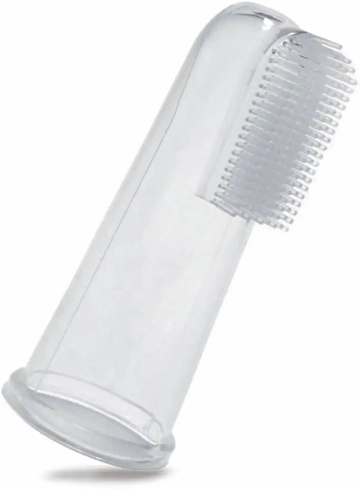 Adoleta Bebê Massageador Escova Dental de Silicone Transparente