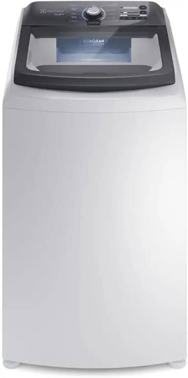 Máquina de Lavar Electrolux 14,5kg Branca Efficient Cesto Inox Jet&Clean 127v LEE15