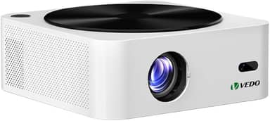 Projetor LED Portátil, 1920x1080 Android 9,5G Projetor WiFi Bluetooth, projetor doméstico com suporte para 4K de 12000 lúmens (HD 1080P)