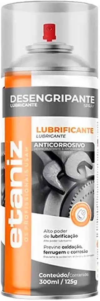 Desengripante Etaniz 300ml Antiferrugem Anticorrosivo Metais