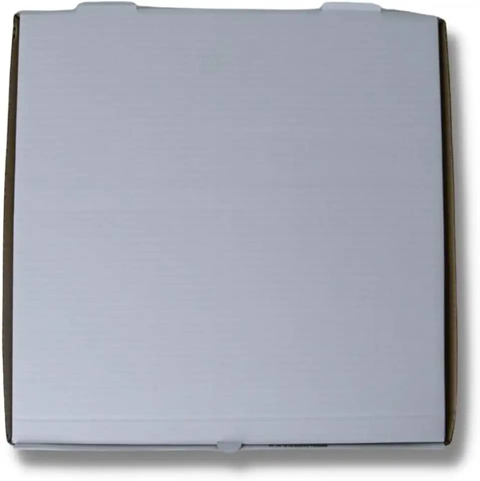 Embalagem Quadrada para Pizza Nº25 Lisa 25x25x4cm C/10 Un.