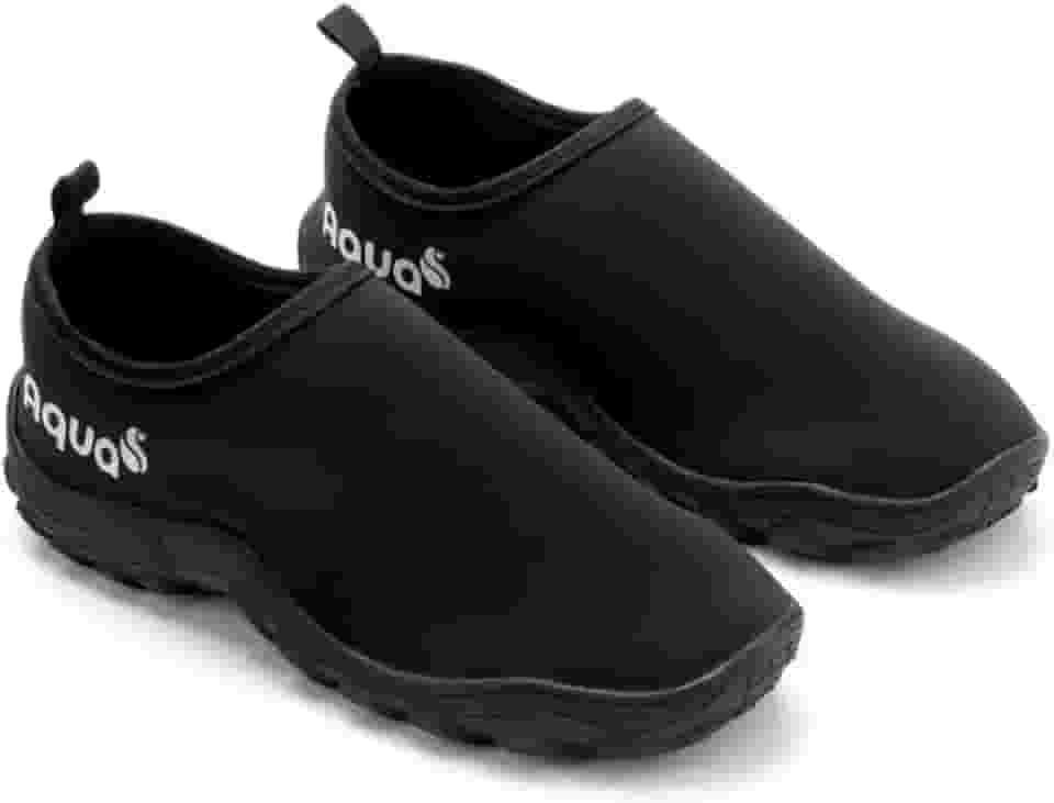 Tênis Aqua Aquático com Solado Antiderrapante - para Praia, Cachoeiras, Trilhas e Esportes (Preto)