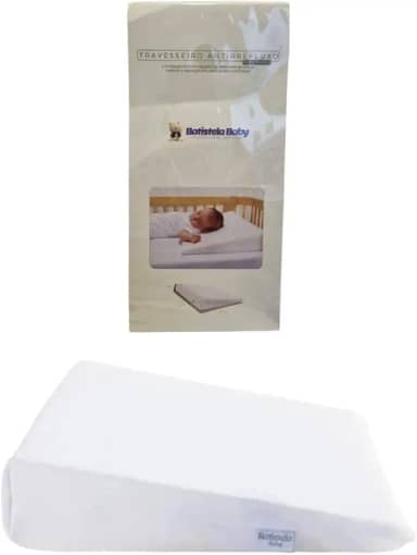 Batistela Baby Travesseiro Anti Refluxo P/Berco Branco