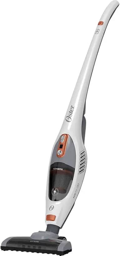 Aspirador de Pó Vertical Oster Sem Fio White Duo Clean 2 em 1, Bateria, Branco, OASP645