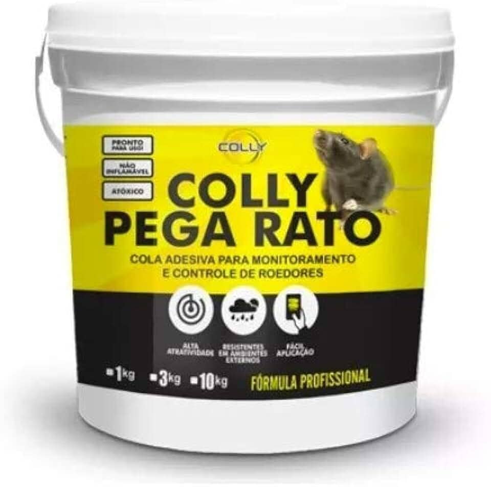 Ratoeira Cola Pega Rato Colly - 1kg