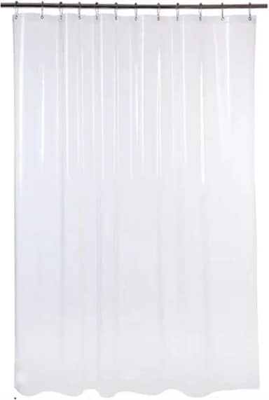 1 Cortina Box Banheiro PVC Fosca Antimofo 140x200