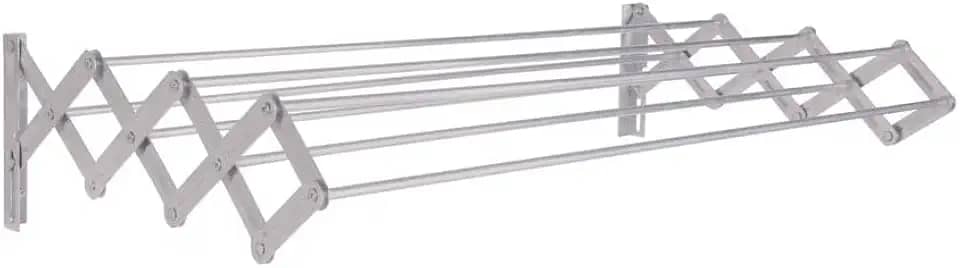 Mor - Varal Sanfonado Alumínio 80cm Cinza