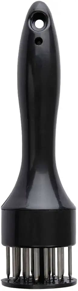 Amaciador de Carnes Batedor Manual Em inox com Furador