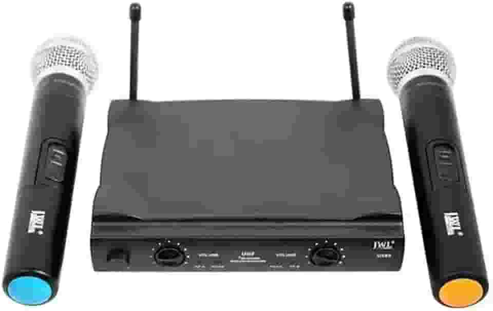 Microfone Sem Fio Mão Duplo UHF JWL U-585