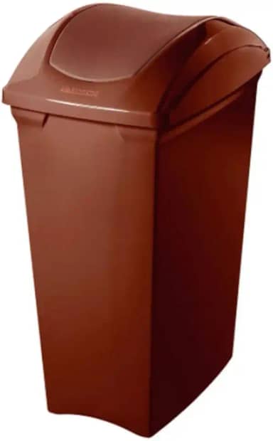 Sanremo - Lixeira Plástica Seletiva Basculante de 40 Litros, Linha Casablanca