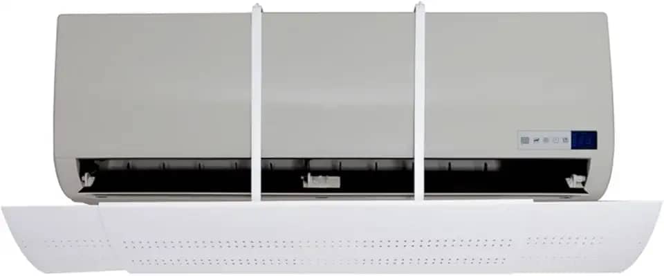 Defletor De Ar Condicionado Split Tamanho Ajustável De 70cm A 110cm Com Ajuste De Ângulo 180 Graus