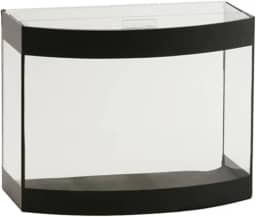 Aquário Curvo Aquaterrário Faixa Preta - 5 L