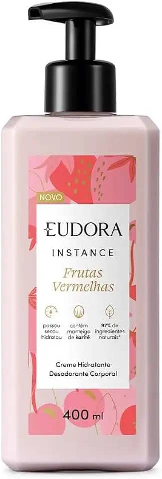 Eudora Creme Hidratante Desodorante Corporal Instance Frutas Vermelhas 400ml