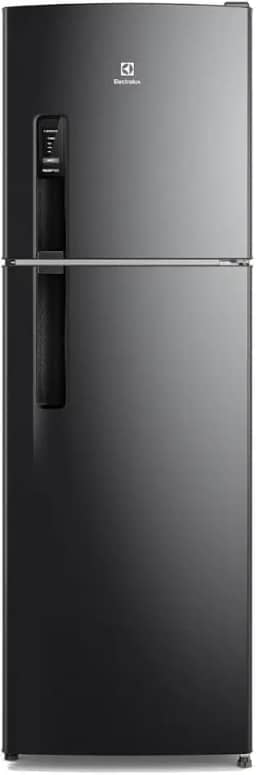 Electrolux Geladeira Electrolux Frost Free 400L AutoSense Duplex Black Inox Look (TF44B) 127V