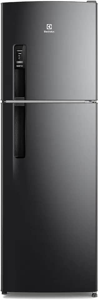 Electrolux Geladeira Electrolux Frost Free 400L AutoSense Duplex Black Inox Look (TF44B) 127V