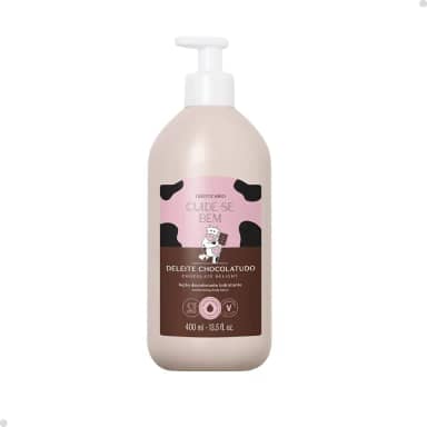 Loção Desodorante Hidratante Corporal Cuide-se Bem Deleite Chocolatudo 400ml