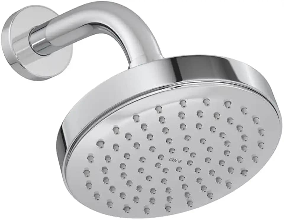 Ducha de Parede Redonda em Metal Deca Flex Cromado