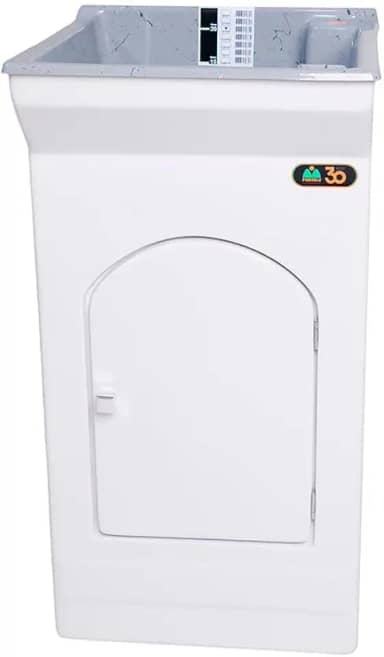 Tanque de Lavar Roupa Fiberblu Paris 20 Litros Granitado Cinza