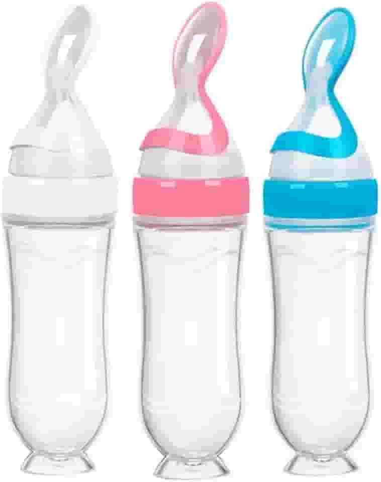 COLHER DOSADORA EM SILICONE PARA ALIMENTAÇÃO DE BEBÊ