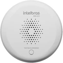 Detector De Fumaça Sem Fios Autônomo Intelbras Dfa 623 Cor Branco