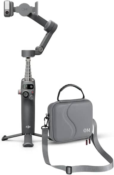 DJI Osmo Mobile Gimbal 7P com módulo multifuncional e estojo de estabilização e viagem de 7ª geração