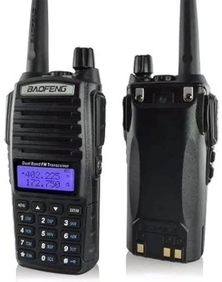 Rádio Ht Comunicador Baofeng Dual Band Uv82 Rádio Fm + Fone