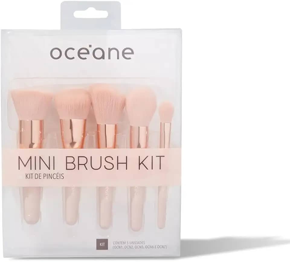 Océane Mini Kit Com 5 Pincéis Mini Brush Kit
