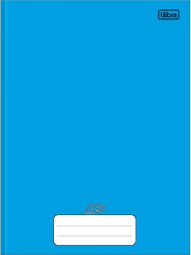Tilibra - Caderno Brochura Universitário, Capa Dura, D+, 200x275mm, 96 Folhas, Azul