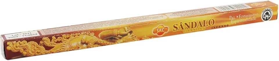 Incenso Indiano Sac Sândalo 12 Caixinhas - 96 Varetas